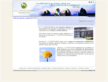 Tablet Screenshot of mc-consultores.com